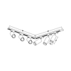 Milagro Zestaw Oprawa Mica Track Biały + Chrom 6xGU10 2m ML2107 BIAŁY