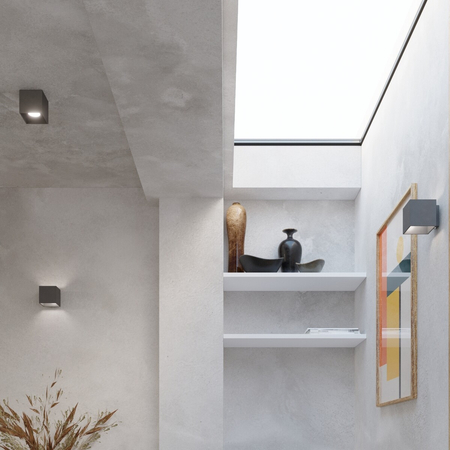 Sollux Lighting Plafon QUAD 1 antracyt SL.0567