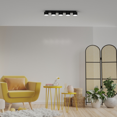 Milagro Lampa sufitowa DIXIE Black 5xGX53 MLP7547 CZARNY