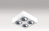 Lampa sufitowa PAULO 4 12V WHITE/WHITE Azzardo AZ1799 biały
