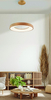 Lampa wisząca SANTANA PENDANT 60 CCT WO + REMOTE CONTROL Azzardo AZ5010 drewniany