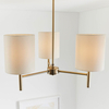 Lampa sufitowa Endon Lighting Brio BRIO-3AB mosiądz