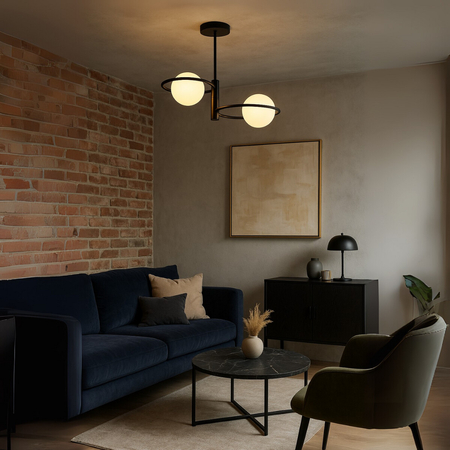 Light Prestige Plafon Dorado ring czarna 2 x E14 LP-002/2C ring BK