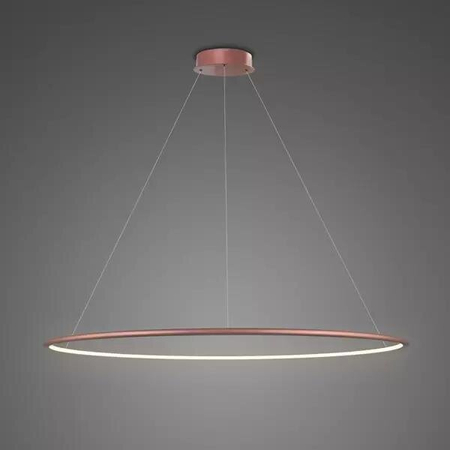 Lampa wisząca Ledowe Okręgi No.1 120cm 3k Różowe Złoto Dali