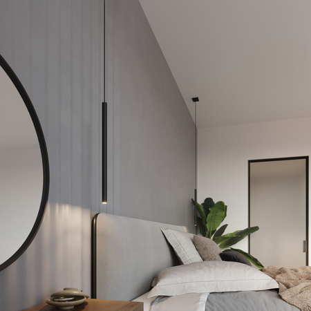 Sollux Lighting Lampa wisząca PASTELO 5 czarna SL.0472