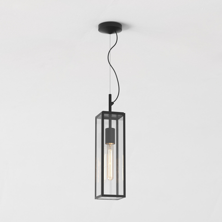 Lampa zewnętrzna wisząca Astro Harvard Pendant 1402013 Czarny z Teksturą