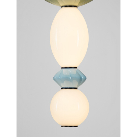 Lampa wisząca Luces Exclusivas CASURNO LE45222 zielony, różowy