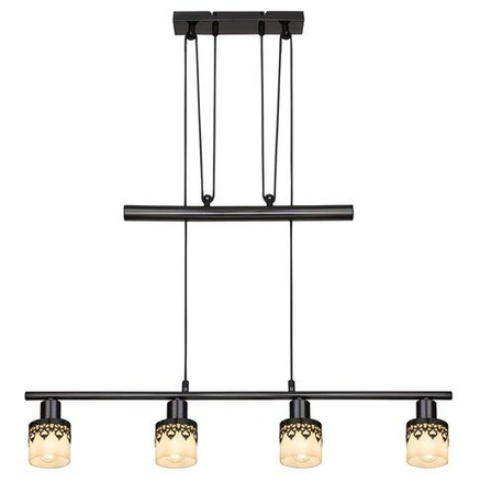 Lampa wisząca Rabalux Lacey 5345 czarny