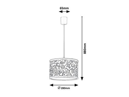 Lampa wewnętrzna Rabalux Hanka 3080 biały