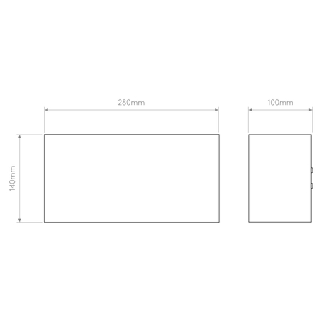 Kinkiet Astro Velo 280 1417001 Gips