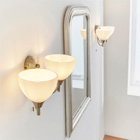 Kinkiet Endon Lighting Alton 1805-2AN mosiądz