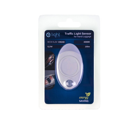 Eko-Light LAMPKA Z WŁĄCZNIKIEM 29 cm EKB6653 BIAŁY