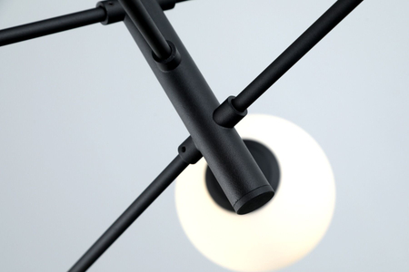 Lampa wisząca OVIEDO 6 BK/BK Azzardo AZ4420 czarny