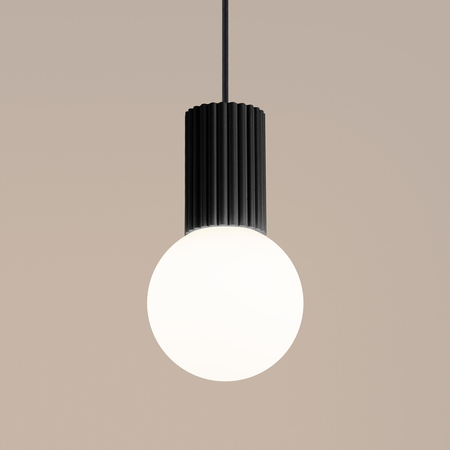 Sollux Lighting Lampa wisząca HALO 1 czarna SL.1714