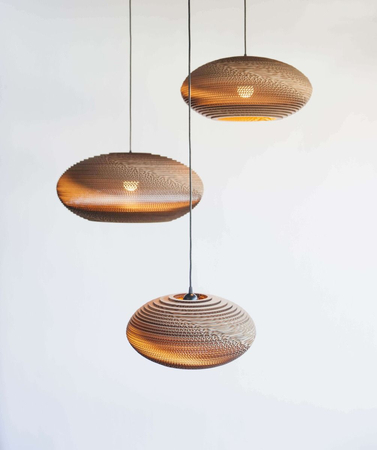 Lampa wisząca Graypants GP-142-a Scraplights Disc24 natural