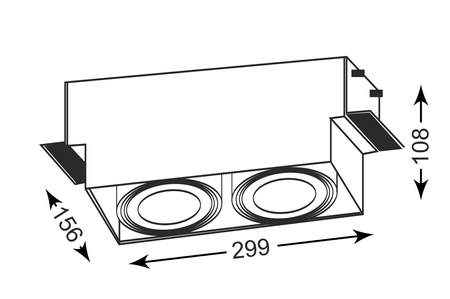 Spot Zuma Line 94364-WH ONEON DL 111-2