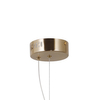 Lampa wisząca Italux Nola PND-34366-HBR-AMB złoty