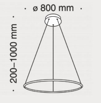 Lampa wisząca Maytoni MOD877PL-L48W Nola - Biała