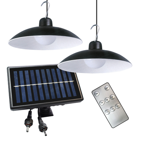 Eko-Light Lampa Solarna Saturn Pojedyncza EKO9150 CZARNY