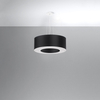 Sollux Lighting Żyrandol SATURNO 50 czarny SL.0748