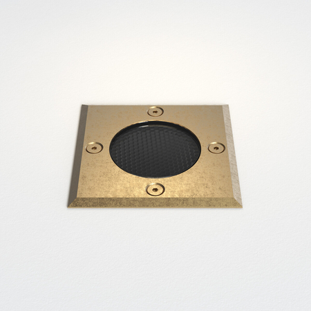 Lampa gruntowa Astro Gramos Square 1312009 Mosiądz