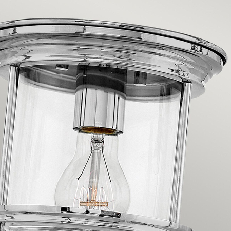 Mały plafon Hadrian - 1 źródło światła - Chrom Quintiesse QN-HADRIAN-MINI-F-CM-CLEAR