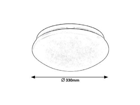 Lampa sufitowa Rabalux Lucas 3937 biały