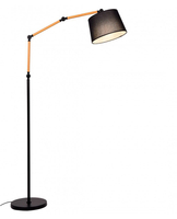 Lampa podłogowa Lumina Deco LDF-8305-BK Corsus