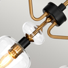 Lampa sufitowa Elstead Lighting Armand czarny/mosiądz DL-ARMAND-SF3-AB