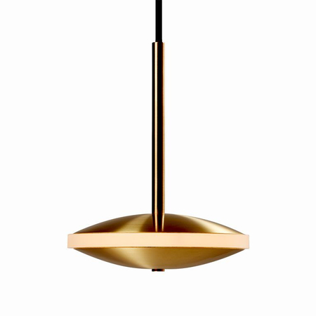Lampa wisząca Graypants GP-281-a LED Chrona Dish6h brass