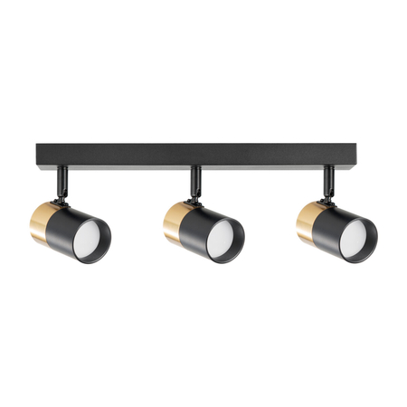 Kinkiet Zuma Line OB-2204BD-3-BK FORI LISTWA CZARNA-ZŁOTA/BLACK-GOLD