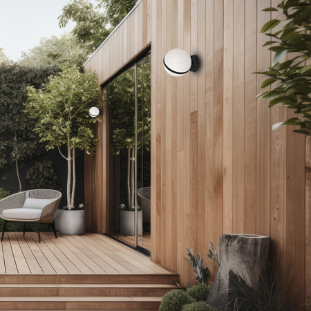 Eko-Light Kinkiet ogrodowy CIRCULO 1xE27 EKO6641 CZARNY