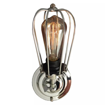 Kopenhagen Loft Chrom Kinkiet