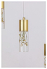 Lampa wisząca Rabalux Floresta 6559 złoty