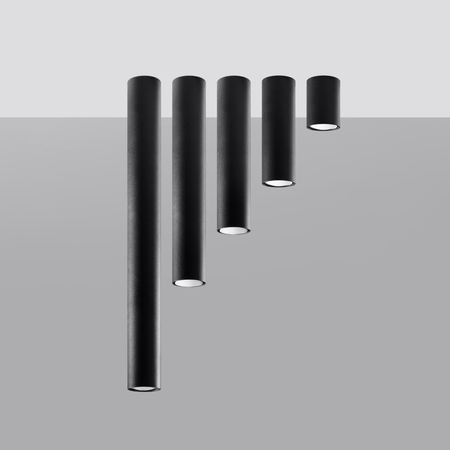 Sollux Lighting Plafon LAGOS 40 czarny SL.1002