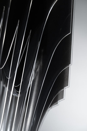 Lampa wisząca Slamp AVIA M - BLACK FADE M AVISM00BKF01T00000EU czarny