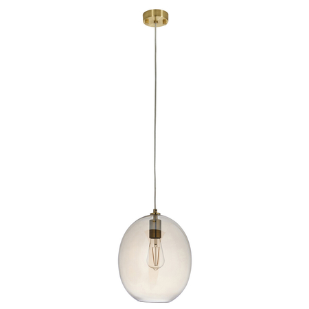 Lampa wisząca Endon Lighting Kelda Oval 106678 mosiądz