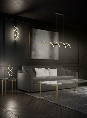 Lampa wisząca Trio 341810208 złoty