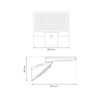 Eko-Light Naświetlacz Solarny Milo 8W 1000lm 4000K EKO9154 CZARNY