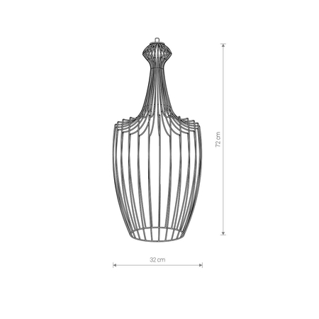 Klosz/Abażur CAMELEON LUKSOR L Nowodvorski 8593 czarny
