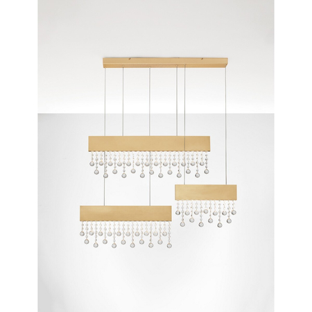 Lampa wisząca Luces Exclusivas OLEVIRA LE45146 złoty i odcienie złota