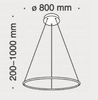 Lampa wisząca Maytoni MOD877PL-L48W Nola - Biała