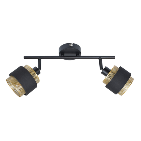 Spot Italux Renez SPL-95820-2 Czarny, złoty, tkanina
