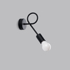 Sollux Lighting Kinkiet LEVAR czarny SL.1454