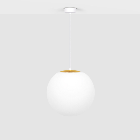 Lampa wisząca ELMO Kaja K-5312 biały/złoty