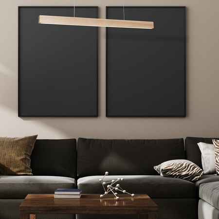 Milagro Lampa Wisząca TIMBER 18W LED MLP568 Naturalne drewno