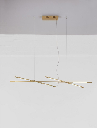 Lampa wisząca Luces Exclusivas BELL złoty LE42729