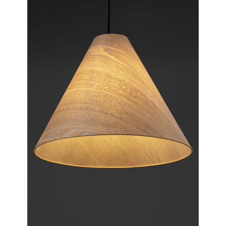 Lampa wisząca Luces Exclusivas BRONTILA LE45383 drewno jasne i ciemne, czarny