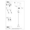 Sollux Lighting Lampa wisząca TAZILA 1 czarna [ES111] SL.0989