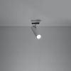 Sollux Lighting Plafon DIREZIONE 1 czarny SL.0499